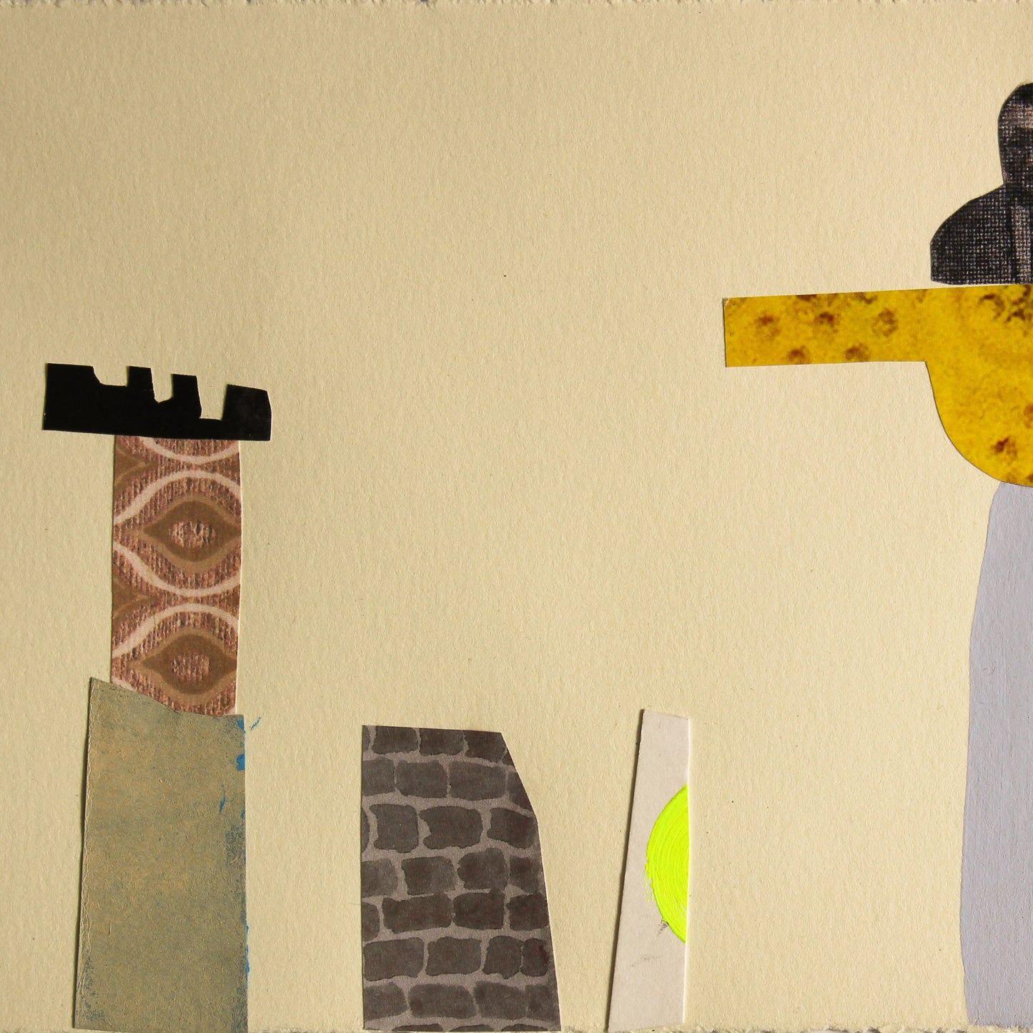 Kikuchi Maiko『Radio Towers』Collage Artwork (Signed on the Back)