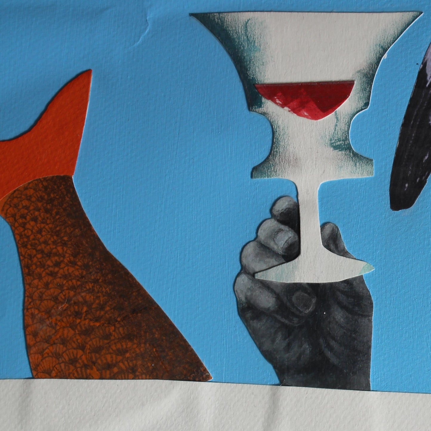 Sold out ：Kikuchi Maiko『Metamorphosis』Collage Artwork (Signed on the Back)／framed