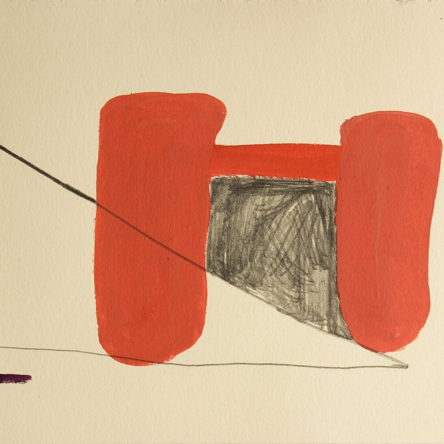 Kikuchi Maiko『trail』Collage Artwork (Signed on the Back)