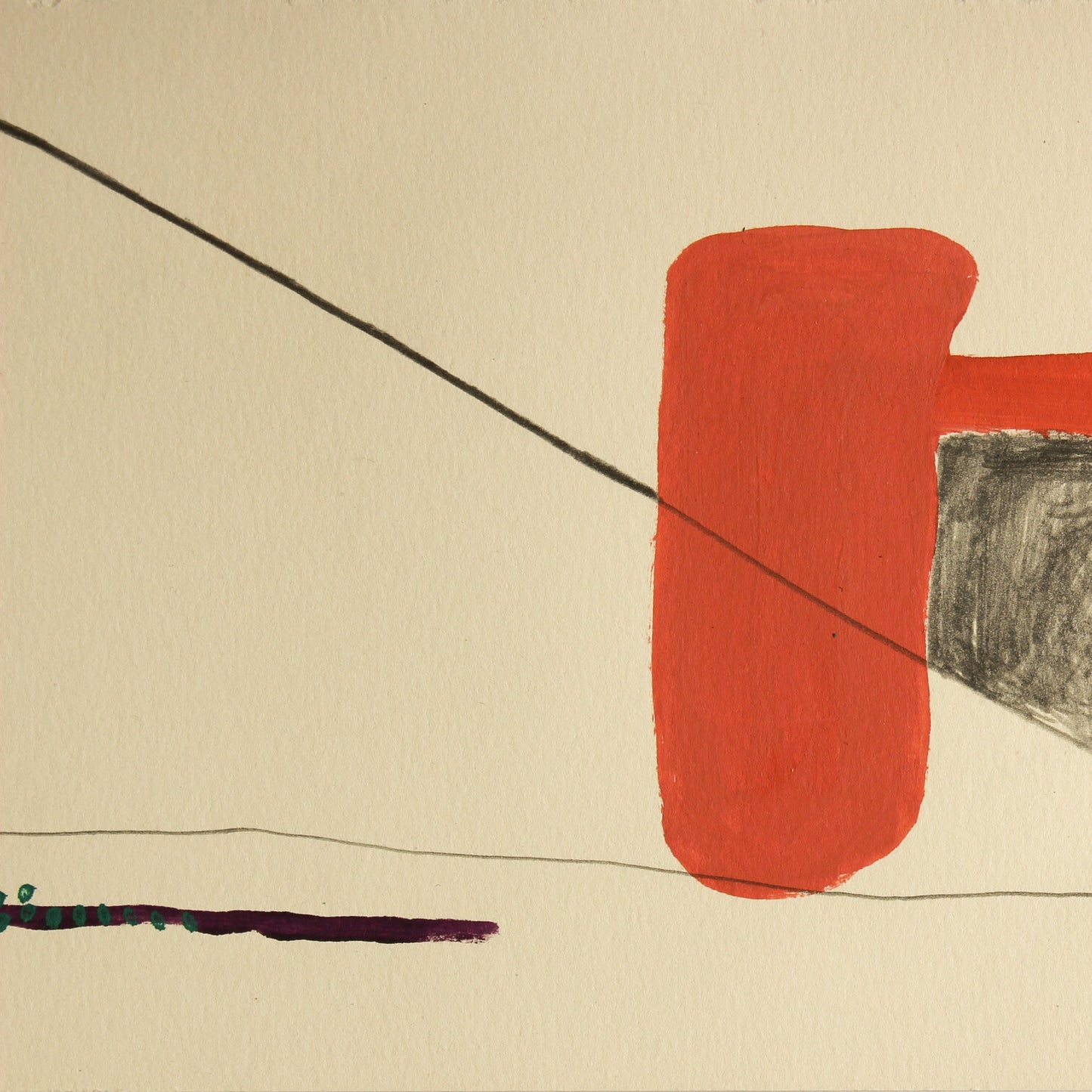 Kikuchi Maiko『trail』Collage Artwork (Signed on the Back)