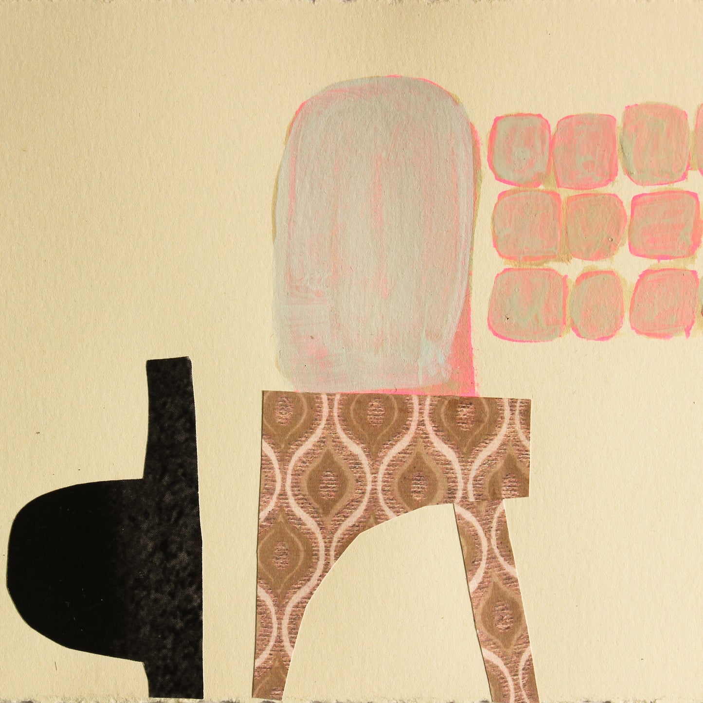 Kikuchi Maiko『Radio Towers』Collage Artwork (Signed on the Back)